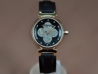 ルイヴィトン 新作 人気 新品 通販＆送料込 Louis Vuitton 激安 Tambour Ladies Lovely Diamonds RG 腕時計 J-LV0015